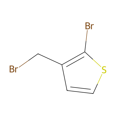2-溴-3-(溴甲基)噻吩结构图