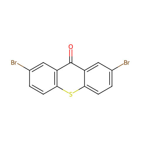 2,7-二溴-9H-硫杂蒽-9-酮结构图