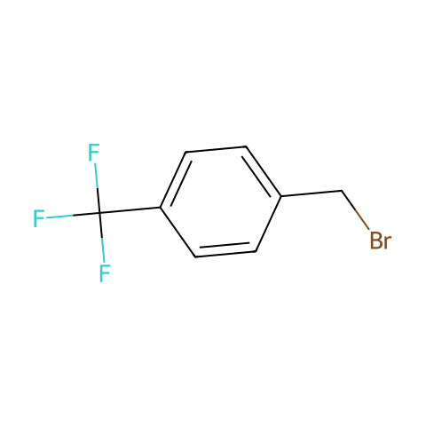4-(三氟甲基)苄溴结构图