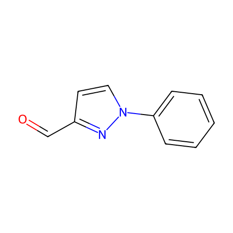 1-苯基吡唑-3-甲醛结构图