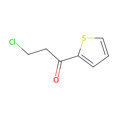 3-氯-1-（2-噻吩基）-1-丙酮结构图