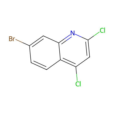 7-bromo-2,4-dichloro-quinoline结构图