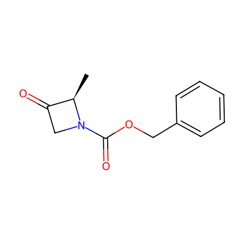 benzyl (2R)-2-methyl-3-oxoazetidine-1-carboxylate结构图