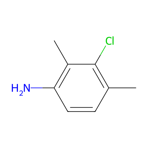 3-氯-2,4-二甲基苯胺结构图