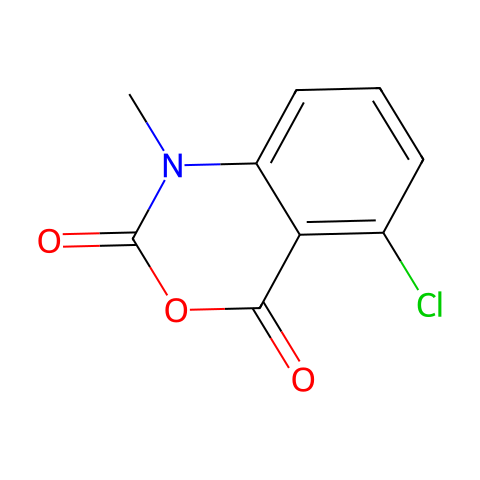 5-CHLORO-1-METHYL-1H-BENZO[D][1,3]OXAZINE-2,4-DIONE结构图