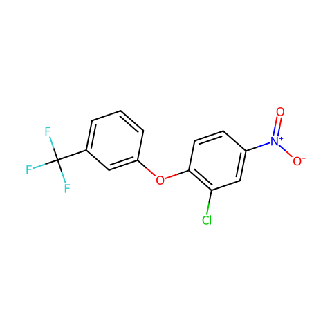 Benzene, 2-chloro-4-nitro-1-[3-(trifluoromethyl)phenoxy]-结构图