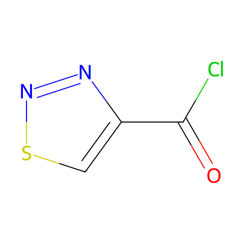 [1,2,3]噻二唑-4-羰基氯结构图