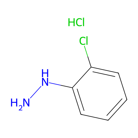 2-氯苯肼盐酸盐结构图