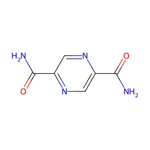 pyrazine-2,5-dicarboxamide结构图