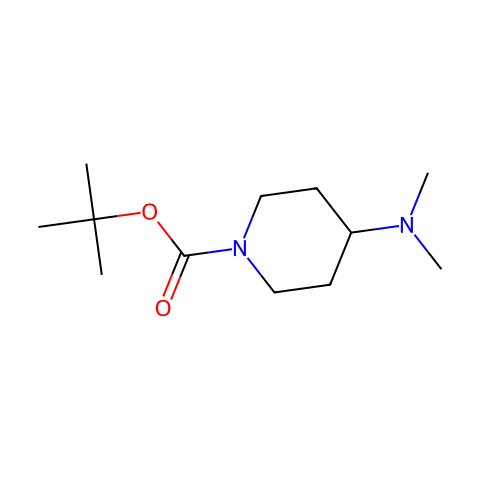 N-Boc-4-Dimethylaminopiperidine结构图