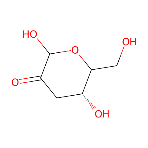 3-Deoxy-galactosone ()结构图