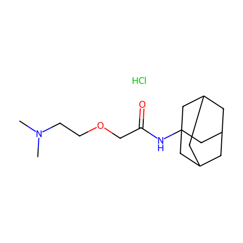 Tromantadine hydrochloride结构图