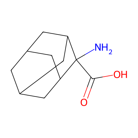 2-氨基金刚烷-2-甲酸结构图