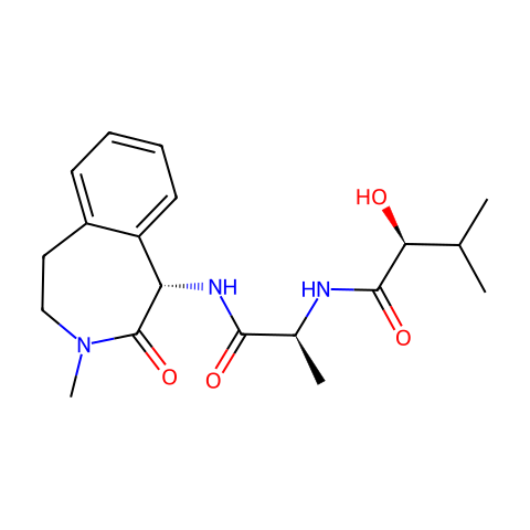 Semagacestat (LY450139)结构图