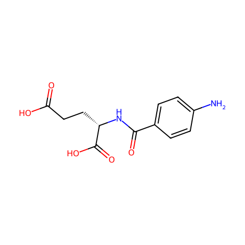 N-（4-氨基甲酰）-L-谷氨酸结构图