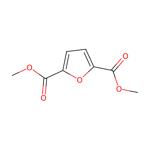 呋喃-2,5-二甲酸二甲酯结构图