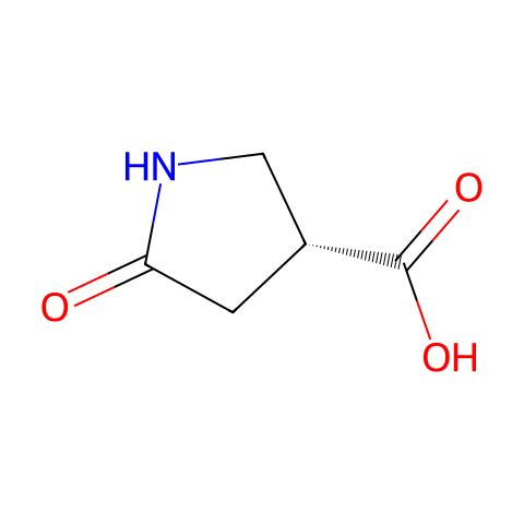 (3R)-5-OXO-3-PYRROLIDINECARBOXYLIC ACID结构图