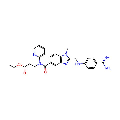 Dabigatran ethyl ester结构图