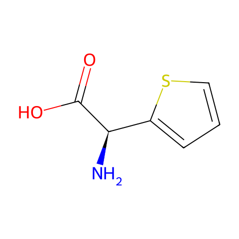 (S)-2-(2-噻吩基)-甘氨酸结构图
