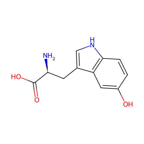 5-羟基-L-色氨酸结构图