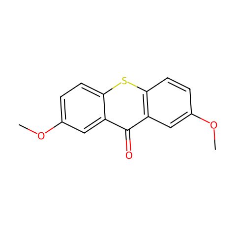 2,7-二甲氧基-9H-硫杂蒽-9-酮结构图