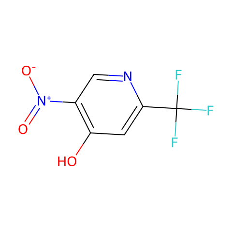 5-硝基-2-(三氟甲基)吡啶-4-醇结构图