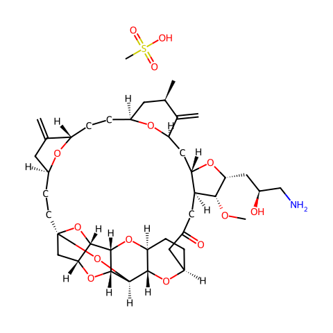 Eribulin (mesylate)结构图