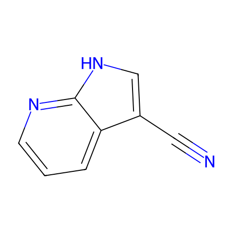 7-氮杂吲哚-3-甲腈结构图