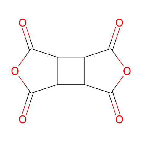 1,2,3,4-环丁烷四甲酸二酐 (升华提纯)结构图