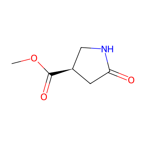 3-Pyrrolidinecarboxylicacid,5-oxo-,methylester,(3R)-(9CI)结构图