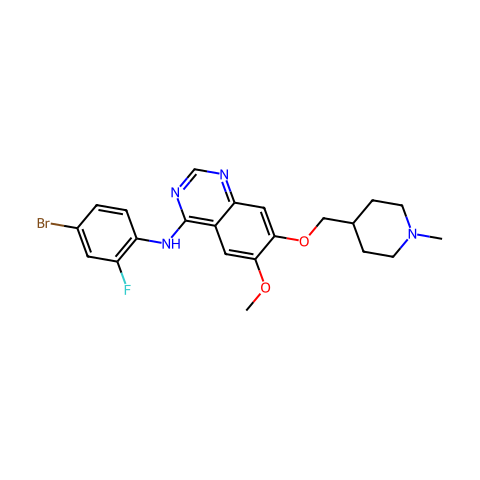 Vandetanib (ZD6474)结构图
