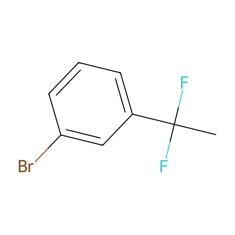 1-溴-3-(1,1-二氟乙基)苯结构图