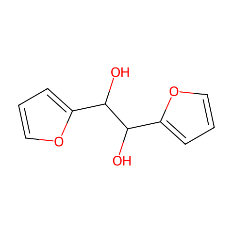 1,2-Bis(2-furanyl)ethane-1,2-diol结构图