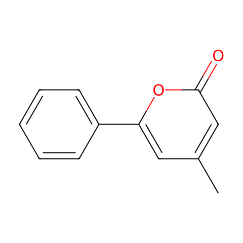 4-methyl-6-phenyl-2H-pyranone结构图
