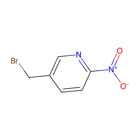 5-溴甲基2-硝基吡啶,5-BROMOMETHYL-2-NITRO-PYRIDINE结构图