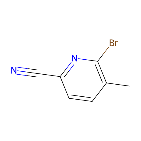 6-溴-5-甲基皮考啉腈结构图