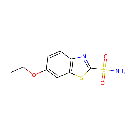 6-Ethoxy-2-Benzothiazole8Ulfonamide结构图
