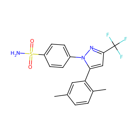 2,5-Dimethyl Celecoxib结构图