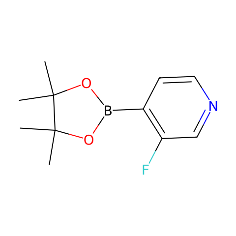 3-氟吡啶-4-硼酸频哪醇酯结构图