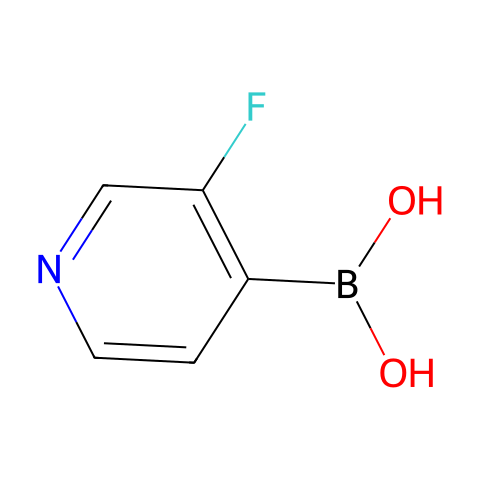 3-氟吡啶-4-硼酸 (含不定量的酸酐)结构图