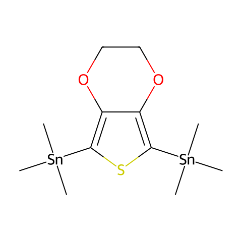 5，7-双(三甲基锡基)-2，3-二氢噻吩[3，4-b][1，4]二恶英结构图