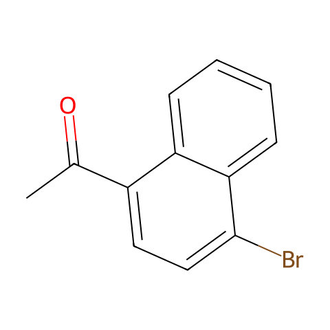 1-(4-溴-1-萘基)乙酮结构图