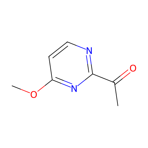 Ethanone, 1-(4-methoxy-2-pyrimidinyl)- (9CI)结构图