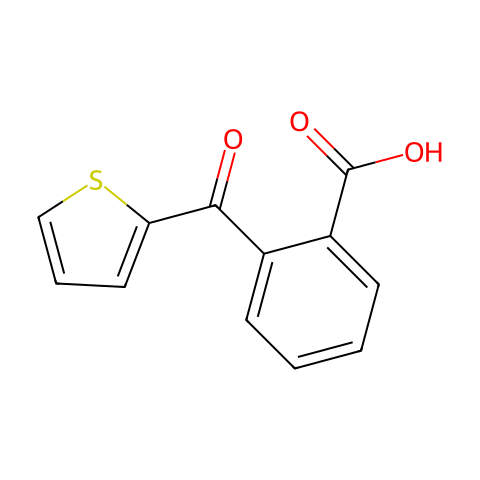 2-(2-噻吩基羰基)苯甲酸结构图