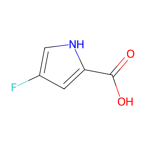 4-Fluoro-1H-Pyrrole-2-Carboxylic Acid结构图