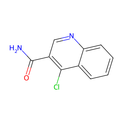 4-Chloroquinoline-3-carboxaMide结构图