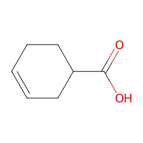 3-环己烯-1-甲酸结构图