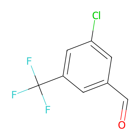 3-氯-5-(三氟甲基)苯甲醛结构图