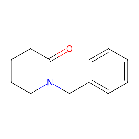1-苄基-2-哌啶酮结构图
