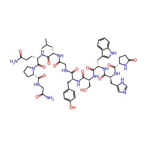 [Gln8]-C517 (LH-RH), chicken结构图